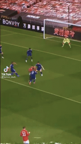 Soccer Game In Front Of Marriott Banner GIF