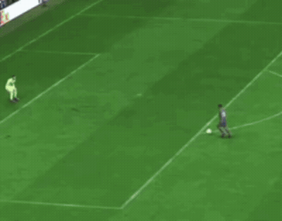Soccer Game In Front Of Pepsi Ad GIF