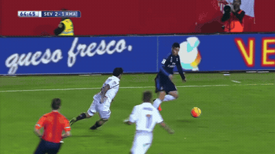Soccer Game In Front Of Queso Fresco Sign GIF