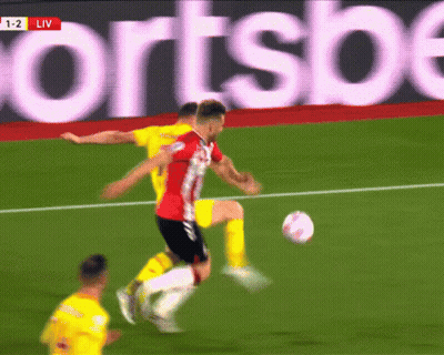 Soccer Game In Front Of Sportsbet Banner GIF