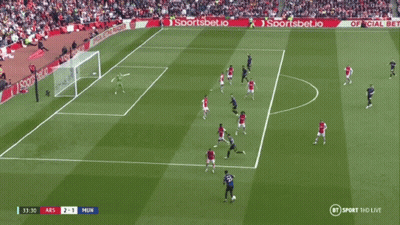 Soccer Game In Front Of Sportsbet Banner GIF