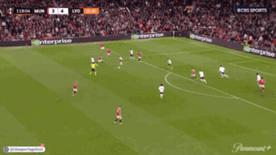 Soccer Game In Front Of Swissquote Banner GIF