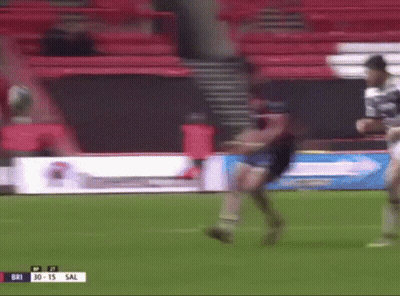 Soccer Game In Stadium Score 30-15 GIF