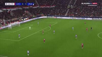 Soccer Game In Stadium Sponsored By Heineken And Silver GIF