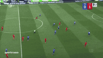 Soccer Game In Stadium Sponsored By SAP And HEP GIF
