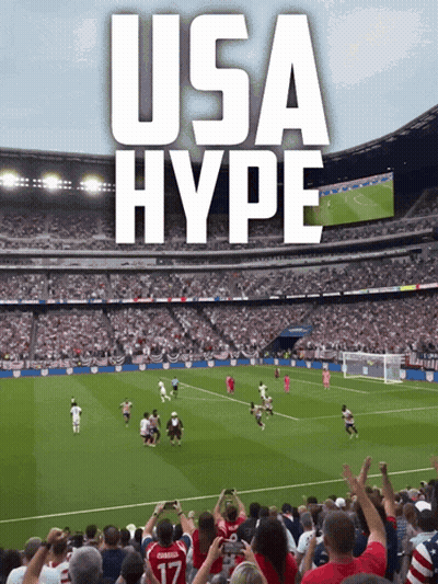 Soccer Game In Stadium USA Hype GIF