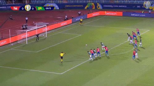 Soccer Game In Stadium With Betsson Banners GIF