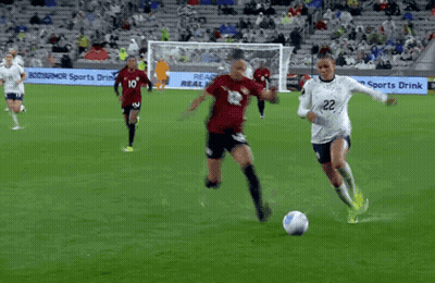 Soccer Game In Stadium With Ford Sign GIF