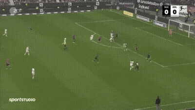 Soccer Game In Stadium With Indeed Ads GIF