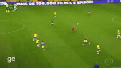 Soccer Game In Stadium With Pixbet And Colonia Ads GIF