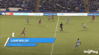 Soccer Game In Stadium With Sky Bet Banner GIF