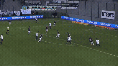 Soccer Game In Stadium With UtedyC Advertisements GIF