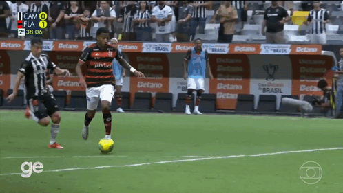 Soccer Game On Betano Field GIF