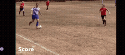 Soccer Game On Field Saying Score GIF