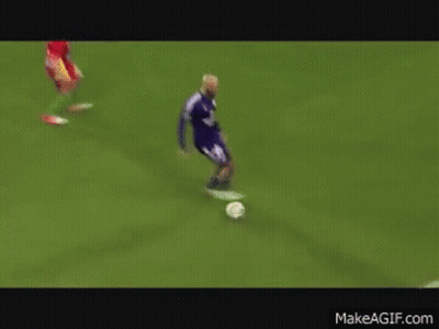 Soccer Game On Field With Electrobel Sign GIF