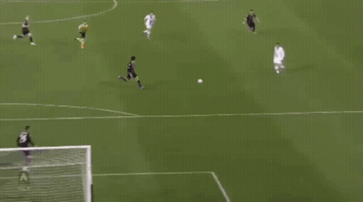 Soccer Game On Field With Letter A GIF
