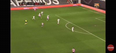 Soccer Game On Field With Subscribe Button GIF
