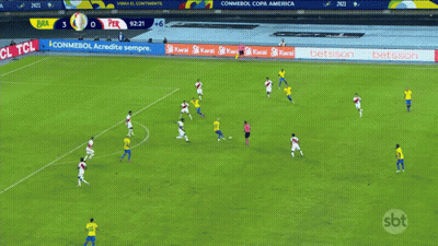 Soccer Game On Field With TCL Ads GIF