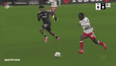 Soccer Game On Field With Tudor Ads GIF