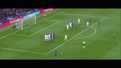 Soccer Game On Field With Unicredit Banner GIF
