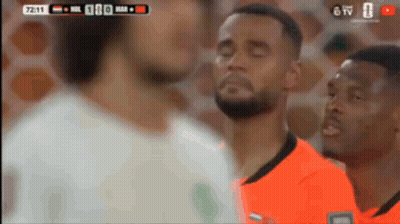 Soccer Game On TV Screen GIF