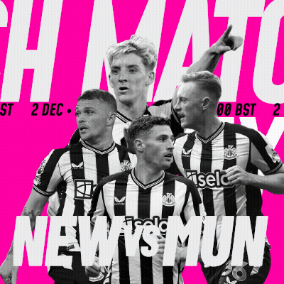 Soccer Game Poster Newcastle United Vs Manchester City GIF