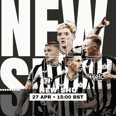Soccer Game Poster Saying New Shull GIF