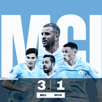 Soccer Game Poster With Numbers 3 And 1 GIF