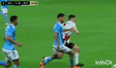 Soccer Game SCL Vs River GIF