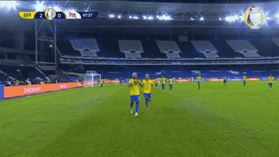 Soccer Game Score 0-0 GIF