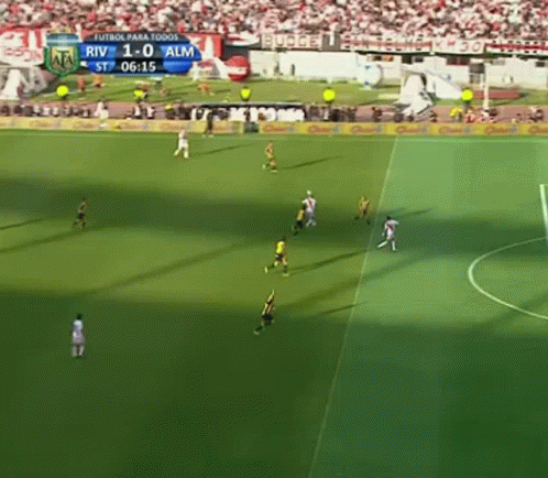 Soccer Game Score 1-0 Alm GIF