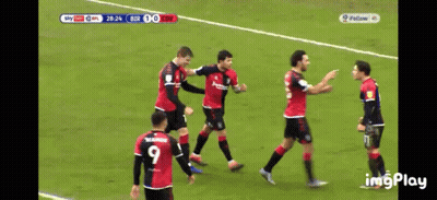 Soccer Game Score 1-0 GIF