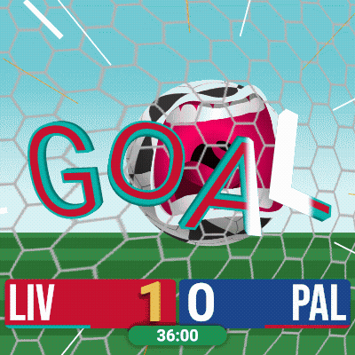 Soccer Game Score Liv 1 0 Pal GIF