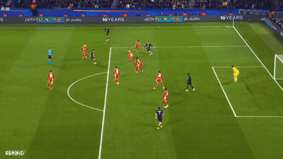 Soccer Game With 10 Years Banner GIF