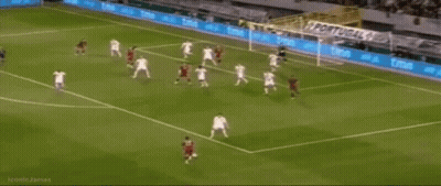 Soccer Game With Banner Saying Portugal GIF