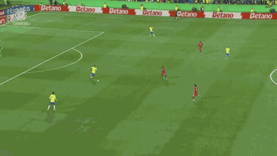 Soccer Game With Betano Advertisements GIF