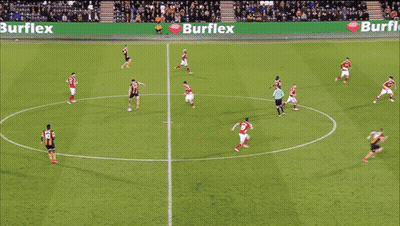 Soccer Game With Burflex Advertisement GIF