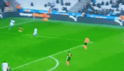Soccer Game With Canal Plus And Orange Ads GIF