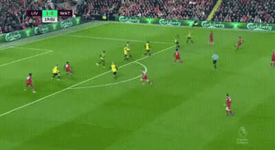Soccer Game With Carlsberg Advertisements GIF