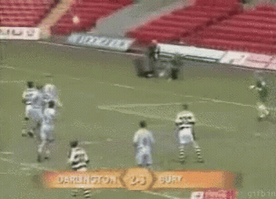 Soccer Game With Coca Cola Ad In Stadium GIF