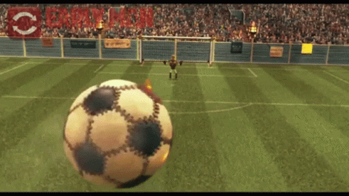 Soccer Game With Crowd And Recycle Sign GIF