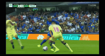 Soccer Game With Crowd And Score 5-2 GIF