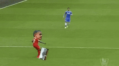 Soccer Game With Donald Trump Cartoon GIF