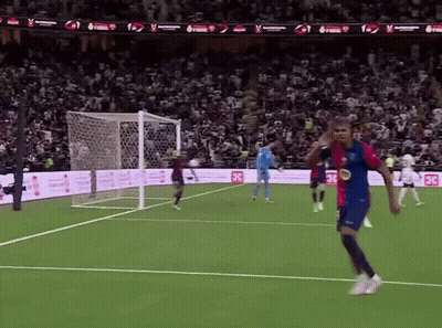 Soccer Game With FC Banner And Crowd GIF