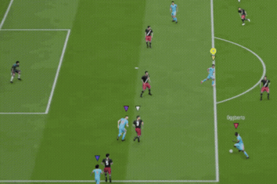 Soccer Game With FIFA And EA Sports Ads GIF