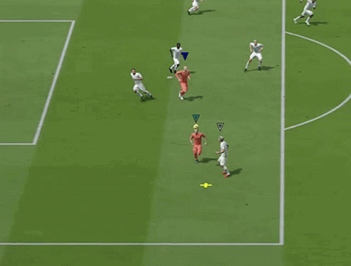 Soccer Game With FIFA Banner GIF