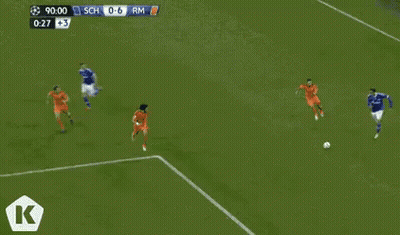 Soccer Game With Goalie In Front Of Goal GIF