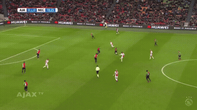 Soccer Game With Huawei Ads On Sidelines GIF