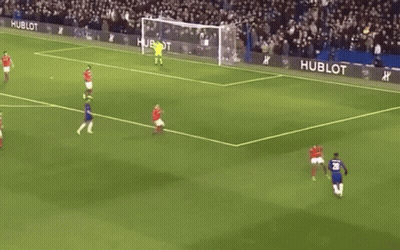 Soccer Game With Hublot Ads GIF