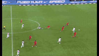 Soccer Game With Indeed And Hyundai Ads GIF